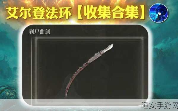 艾尔登法环,揭秘剥尸曲剑的致命属性与战斗奥秘