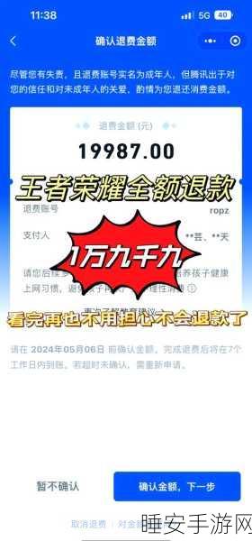 王者荣耀,未成年误充值?详细退款流程与注意事项揭秘
