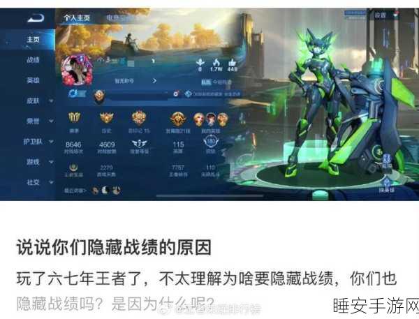 王者荣耀，探寻隐藏战绩的神秘之道