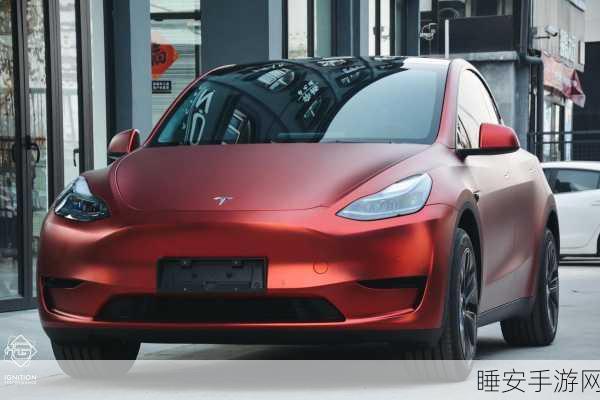 惊爆！深红色特斯拉 Model Y 全新配色疑似登场
