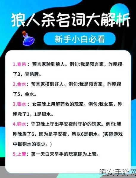 狼人杀秘籍,带你破解场外之谜