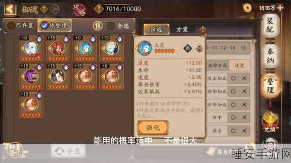 阴阳师2024顶尖攻略,白狼御魂完美搭配,解锁极致输出新纪元