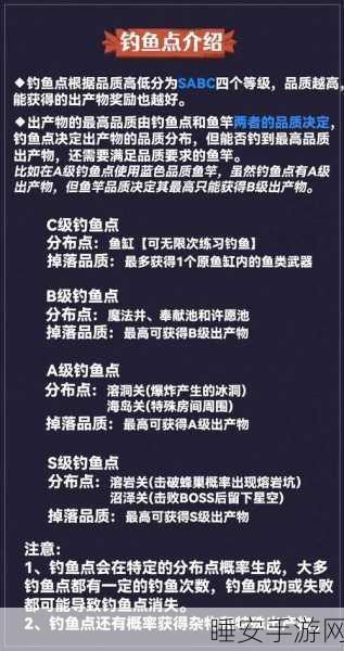 元气骑士，鱼竿钓鱼地点大揭秘