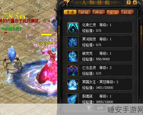 探秘魔域亡灵法师,技能全解析与实战攻略