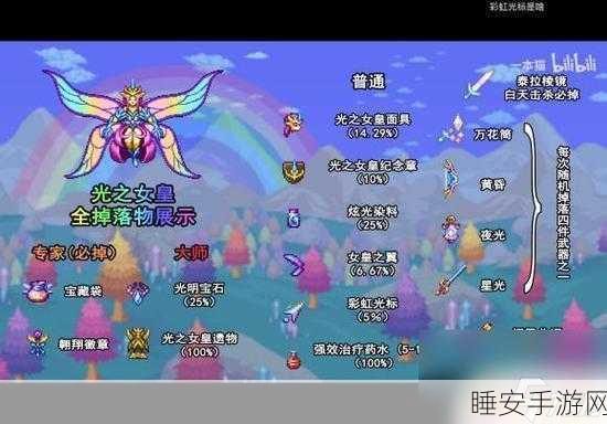 泰拉瑞亚,探秘迷失少女 BOSS 的珍稀掉落与获取秘籍