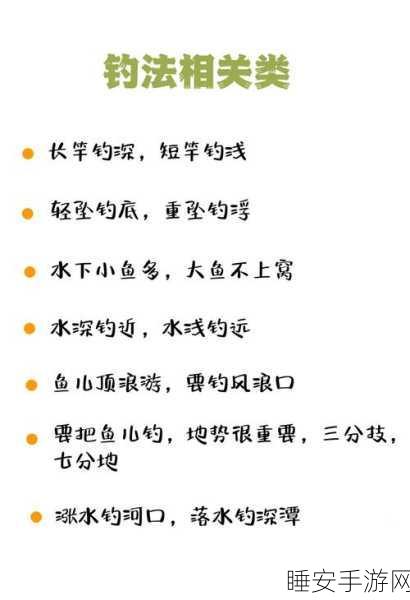 奇妙世界钓鱼秘籍,高效技巧全掌握