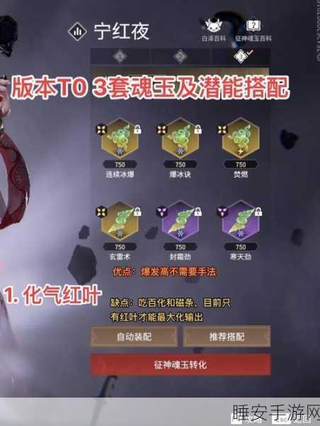 天地劫幽城,秦惟刚魂石搭配秘籍,实战致胜最佳组合全解