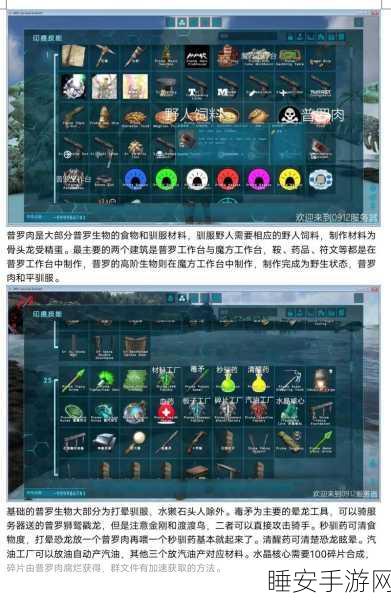 方舟,生存进化深度攻略,全面掌握训练功能快捷键,助你称霸生存战场