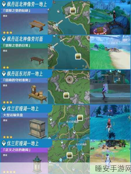 探秘原神枫丹,浮标宝箱全攻略,解锁隐藏宝藏!