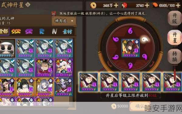 阴阳师升星攻略,揭秘快速晋升六星式神秘诀