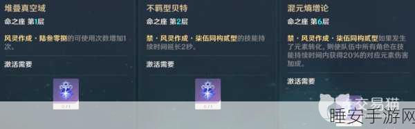 原神砂糖圣遗物与武器的完美搭配秘籍