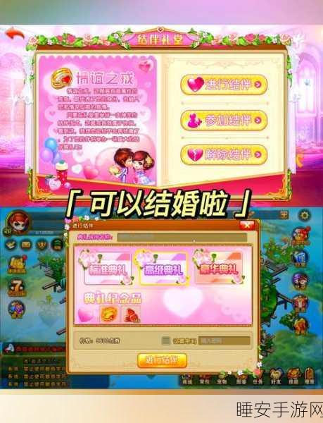 弹弹堂手游浪漫婚礼全攻略,解锁结婚系统,共赴甜蜜之旅