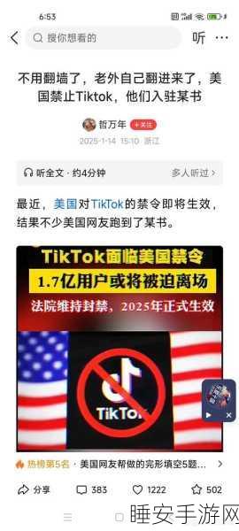 TikTok 非售即禁禁令维持，Meta 成赢家？背后真相惊人！