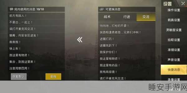 绝地求生,刺激战场快捷语音设置全攻略,提升团队协作效率!