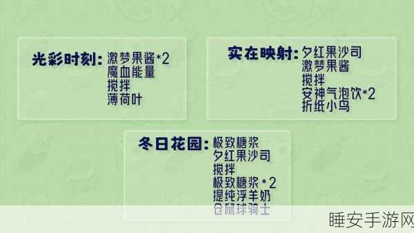 崩坏·星穹铁道,长梦苦短调酒大赛全攻略,揭秘特色饮品配方,共赴星际奇幻之旅