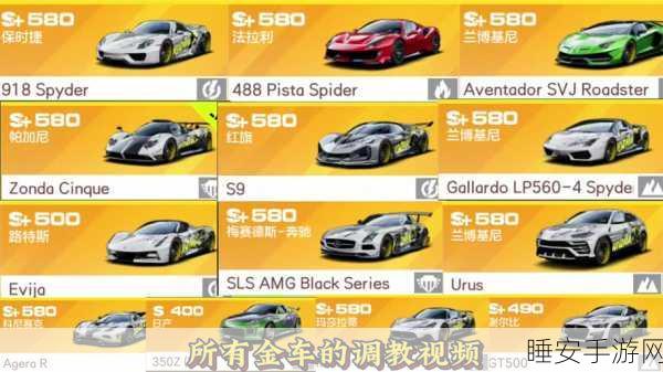 极品飞车,赛车基础属性全解析,赛道争霸必备指南