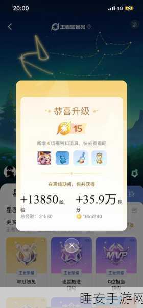 王者荣耀星会员独家揭秘,快速找到入口,解锁专属荣耀!