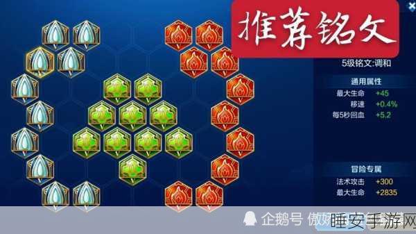 刘禅王者之路,揭秘最肉铭文搭配与实战技巧