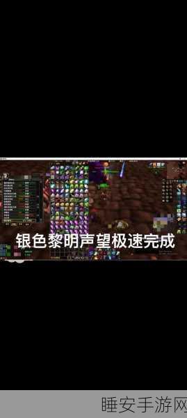 魔兽世界,银色黎明声望速刷攻略,揭秘高效提升之道