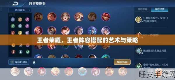王者荣耀武道会冠军组合揭秘,高效搭配与实战策略全解析