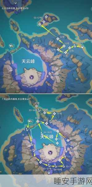 原神天云草实速刷攻略，揭秘高效采集路线，助你快速升级