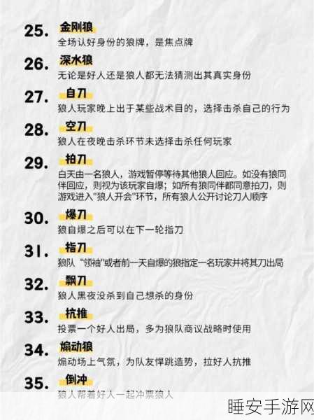 狼人杀高手必备,揭秘那些让人拍案叫绝的套话与战术