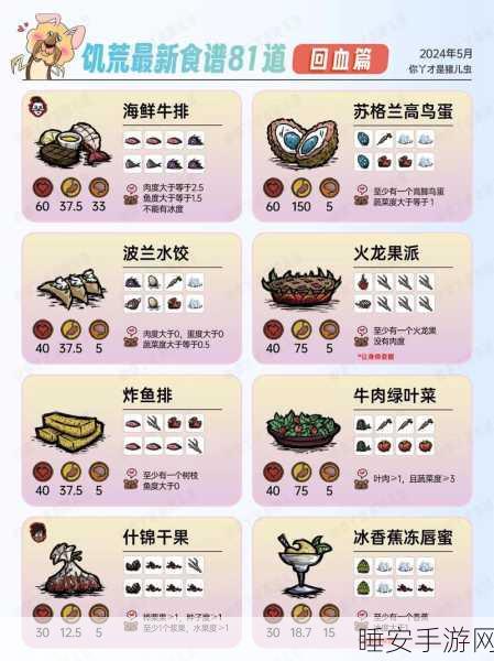 饥荒手游生存指南，解锁最实用食谱，助你称霸荒野！