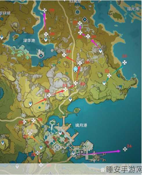 归离原探秘,原神岩神瞳全位置攻略大揭秘