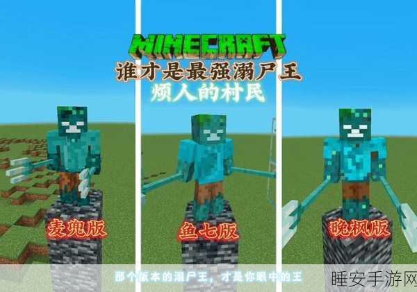 我的世界溺尸王VS末影女王,终极战力对决解析