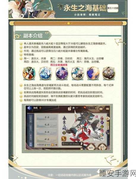 阴阳师,永生之海御魂速刷攻略与全副本深度解析