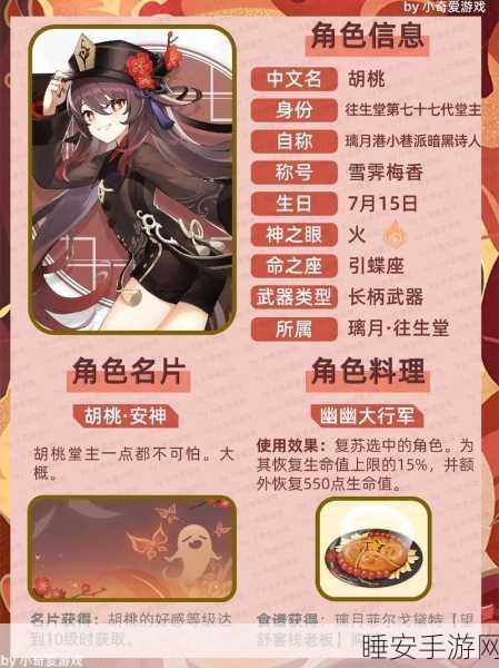 原神深度解析,0命胡桃能否胜任主C角色?