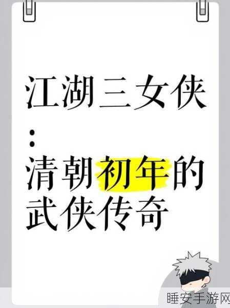 女贼江湖大揭秘,追风哥哥详解江湖大侠立志传应对策略