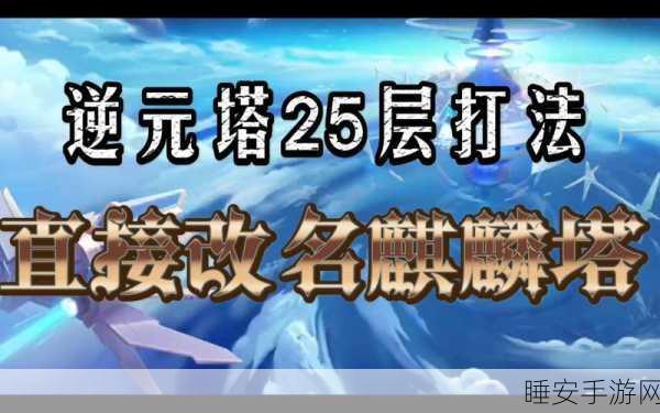 奥拉星手游深度攻略,突破逆元塔第25层,战术配置与实战策略全揭秘