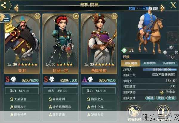 西奥多拉领衔!文明与征服顶级阵容搭配深度解析