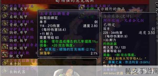 魔兽世界怀旧服P5阶段,无龙牙饰物玩家的顶级饰品替代方案揭秘