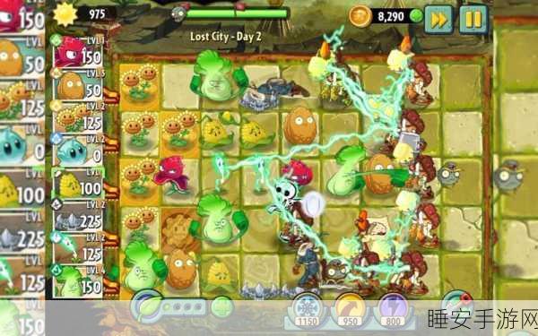 手游攻略,植物大战僵尸2国际版失落之城第22天格斗陷阱全解析