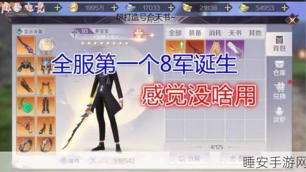 揭秘完美世界手游,双格挡装备实战策略与神秘魅力深度剖析