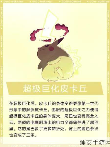 精灵宝可梦Lets Go!皮卡丘大比鸟性格解析与竞技策略