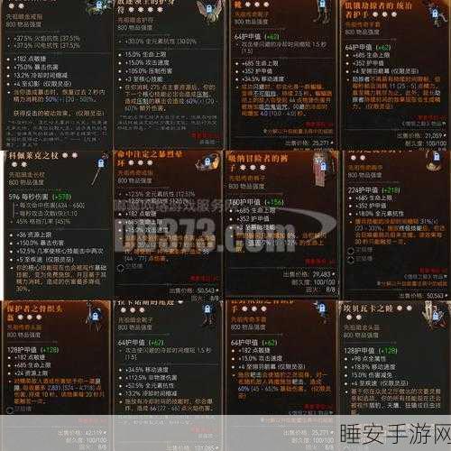 暗黑破坏神深度攻略,解锁镶嵌物品秘籍,最大化装备战斗力