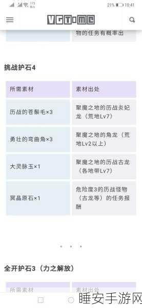 怪物猎人X深度攻略,护石系统全解析与实战策略揭秘