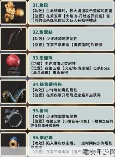 黑神话,悟空珍玩仙胞石片全搜集攻略,解锁隐藏剧情秘籍