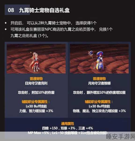 DNF心怡俱乐部宠物兑换指南,哪款宠物最适合你?