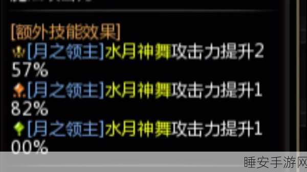 手游攻略大揭秘,龙之谷月主技能加点全解析,助你称霸竞技场!