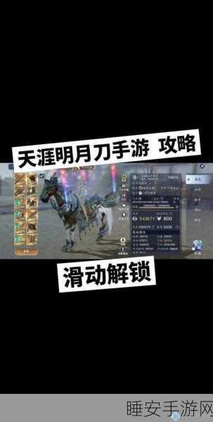 天涯明月刀手游深度揭秘,蝶讯澶渊之盟信使位置全攻略