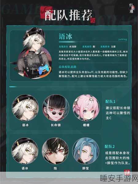 归龙潮深度攻略,言预角色高效配队策略揭秘