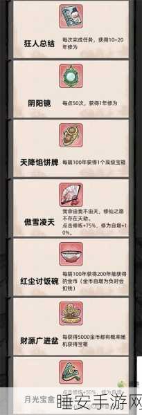 揭秘不一样修仙2,九重天境界速通秘籍与突破细节