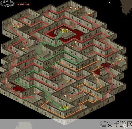 仙剑奇侠传3,揭秘锁妖塔4层通关秘籍与详尽地图攻略