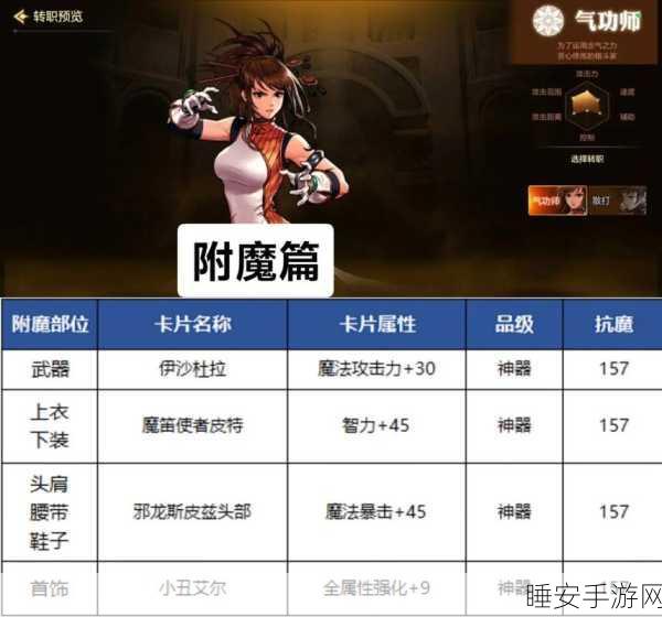 太极熊猫2,气功师深度剖析,技能属性与职业特色全揭秘