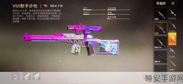 绝地求生刺激战场,揭秘SVV射手步枪的神秘藏匿点
