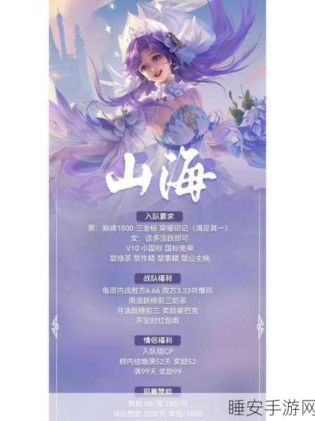 王者荣耀战队招募秘籍,打造顶尖团队,征服峡谷战场
